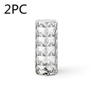 Nordic Crystal Lamp USB Table Lamps Bedroom Touhttps://admin.shopify.com/store/h18wdy-6a/products?start=MQ%3D%3D&selectedView=allch Dimming Atmosphere Diamond Night Light Rose Projector Lamp Decor